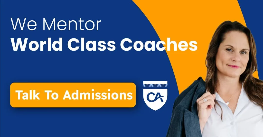 become a world class coach with Coach Academy
